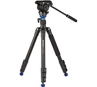 Benro A2883F - Treppiede pieghevole in alluminio con testa video fluida S4Pro (A2883FS4PRO)