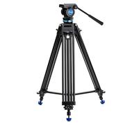 Benro KH25P Video Tripod with Head, 5kg Payload, Continuous Pan Drag, Anti-Rotation Camera Plate, max height 73.5cm