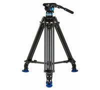 Benro Kit treppiede video A573T a doppio tubo in alluminio, inclusa la testa di appoggio video S6Pro