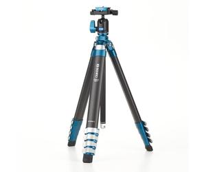 Benro TCBH15N00P treppiede per Smartphone/macchina fotografica 3 piedi Nero, Blu - Nouvo