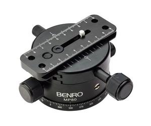 Benro Testa del treppiede MP Testa fotografica macro 80 mm Base +/14 azione orientata - MP80