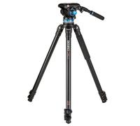 Benro Treppiede video serie 3 A373F con testa S6PRO - alluminio, semisfera 75 mm, 3 sez. flip-lock