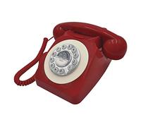 Benross 44510 - Telefono classico stile vintage, colore: Rosso