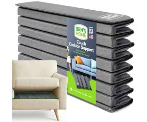 BEN'SHOME® Lifetime - Cuscino Lombare Lungo e Profondo per Divano, 58,4 x 172,7-205,7 cm, Supporto per Cuscino Cedente per Divano Grande e Profondo | 1,3 cm di Spessore