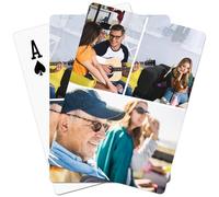 BeNsil Carte da Gioco Personalizzate: personalizza Le Carte da Gioco con Foto di Feste, Carte da Gioco fotografiche in plastica Impermeabile, Matrimoni e Altro Ancora