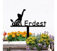 BeNsil Segnacolo Personalizzato per la Tomba Dell'animale Domestico,Mucchio del Cimitero degli Animali Domestici Segni del Cortile del Giardino Grave Palo Commemorativo del Gatto