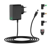 BENSN Alimentatore da 12 V 2 A, 12 Volt DC, compatibile con tastiera Yamaha, striscia LED, router, auto elettrica, fotocamera IP, disco rigido esterno con connettore LED, 5,5 x 2,1 mm, 5,5 x 2,5 mm