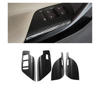 BENSOI Compatibile con Buick Regal 2009-2016 Compatibile con Opel Insignia MK1 ABS Carbon Texture Car Interior Door Window Switch Control Panel Cover Trim