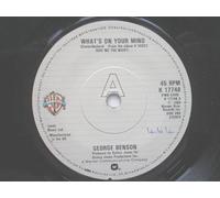 Benson, George - Benson, George What's On Your Mind 7" Warner Bros K17748 EX 1980 there is handwritten number on label and there is a 2mm drill hole in label rim