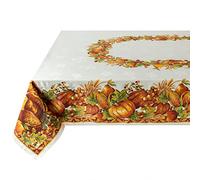 Benson Mills Harvest Splendor Engineered Stampato tovaglia, Cotone, Cream, 60 by 120
