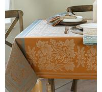 Benson Mills Harvest - Tovaglia in tessuto jacquard pesante per autunno, raccolto e Ringraziamento (raccolta tortora, 152,4 x 304,8 cm, rettangolare)