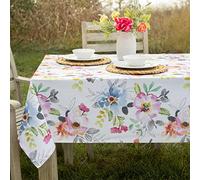 Benson Mills Tovaglia in tessuto a prova di fuoriuscite per interni ed esterni, per primavera/estate/festa/picnic (Harper, 152,4 x 304,8 cm, rettangolare)