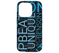Benson T per donne e ragazze Word Cloud Cute Bear Tees Custodia per iPhone 14 Pro