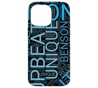 Benson T per donne e ragazze Word Cloud Cute Bear Tees Custodia per iPhone 14 Pro Max