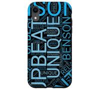 Benson T per donne e ragazze Word Cloud Cute Bear Tees Custodia per iPhone XR