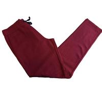Benson Uomo Rosso Pantaloni Tuta DF07 Taglia Large Nwt