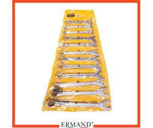 BENSON Valigetta pensile Set di 12 chiavi fisse ea stella da 6 a 22 plus