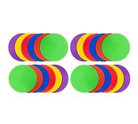 Benssey 24PZ Marcatore Spot Colorato Marcatori di Agilità Antiscivolo Coni Piatti Punti per Allenamento di Pallacanestro di Calcio Pratica di Danza