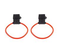 Benssey 2X 8 AWG Gauge MAXI Blade Blade Holder in 12-24 V Volt Impermeabile + Fusibile 40A