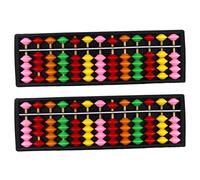 Benssey 2X Portable Abacus plastica aritmetica Abacus strumento di calcolo