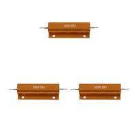 Benssey 3X Alluminio Placcati Resistore di Potere 100W, 2 Ohm 2R