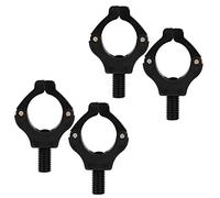 Benssey 4 Pezzi Clip da Esterno Bastoncini Durevoli Accessorio Resto Nylon Rack Pratico Carpa Magnete Supporto da Pesca Presa Pinza Pod Supporto