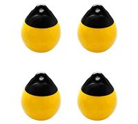 Benssey 4X Heavy Duty PVC Barca Palla Rotonda Ancora Boa Dock Paraurti Palla Protezione Gonfiabile Marine Ormeggio Boa Giallo