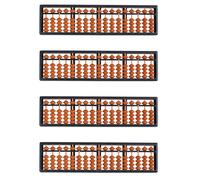 Benssey 4X Plastica Abacus Aritmetiche Abacus Bambini Calcolo Utensili 17 Cifre