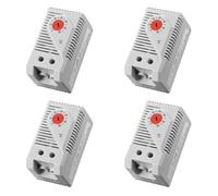 Benssey 4X Termostato Meccanico, Kto011 0-60Celsius Regolabile Compatto Normalmente Chiuso (Nc) Interruttore Regolatore di Temperatura, Rosso
