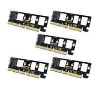 Benssey 5X Scheda di Espansione SSD da M.2 NVME Un PCIE 3.0 X16 / X8 / X4 Supporto per Scheda Adattatore SSD Desktop 2230 2242 2260 2280 Dimensioni SSD