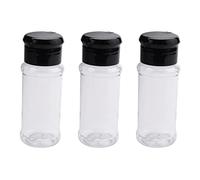 Benssey 60 Pz/Set 100 Ml Spezie Shaker Barattolo di Condimento Nero può Bottiglia Barbecue Condimento Strumento Gadget da Cucina