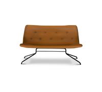 Bent Hansen Primum Divano Senza Bracciolo Cognac/Struttura Nera