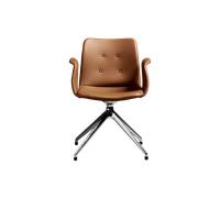 Bent Hansen Primum Sedia da Pranzo A 4 Stelle con Girevole in Acciaio lucido/Zenso 3 223