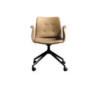 Bent Hansen Primum Sedia da Pranzo A 4 Stelle con Ruote Nero/Zenso 3 261