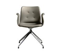 Bent Hansen Primum Sedia da Pranzo A 4 Stelle in Acciaio lucido/Zenso 3 214