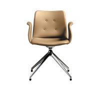 Bent Hansen Primum Sedia da Pranzo A 4 Stelle in Acciaio lucido/Zenso 3 261