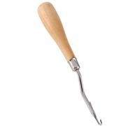 Bent Latch Hook Crochet Needle Hook Tool Fare Da Maglia in Legno, 16 cm