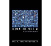 Bent Nielsen David F. Hendry Econometric Modeling (Tascabile)