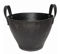 Cestino di Legno Cesto da Ardere per Vaso Piante Gomma 36 X 41 CM Forno Camino