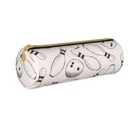 BeNtli Astuccio per matite, Astuccio per penne Astuccio per matite portatile Astuccio in pelle Borse per cancelleria, Perni E Palle Da Bowling