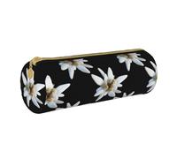 BeNtli Astuccio per matite, Astuccio per penne Astuccio per matite portatile Astuccio in pelle Borse per cancelleria, Leontopodium Edelweiss