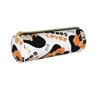 BeNtli Astuccio per matite, Astuccio per penne Astuccio per matite portatile Astuccio in pelle Borse per cancelleria, Reticolo Senza Giunte Con I Pugili