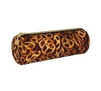 BeNtli Astuccio per matite, Astuccio per penne Astuccio per matite portatile Astuccio in pelle Borse per cancelleria, Modello Di Pane Pretzel