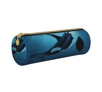 BeNtli Astuccio per matite, Astuccio per penne Astuccio per matite portatile Astuccio in pelle Borse per cancelleria, L'Orca Sognatrice