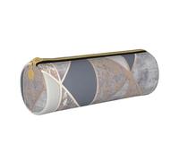 BeNtli Astuccio per matite, Astuccio per penne Astuccio per matite portatile Astuccio in pelle Borse per cancelleria, Geo Oro Rosa