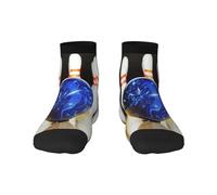 BeNtli Calzini da squadra, calzini a compressione Calzini sportivi casual novità lunghi 30 cm per bowling unisex