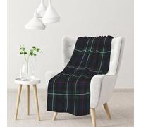 BEntLi Coperta, calda coperta in flanella/coperta da letto per divano ufficio 102 x 76 cm,Mackenzie Tartan Plaid Outl Ed Er