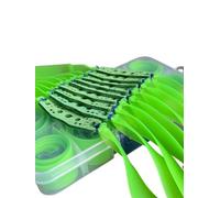 BeNtLi Elastico per Fionda Fionda di Ricambio per Fionda di Precisione Flat Power Band, Adatto per Giocatori Professionisti O Fionde da Caccia 20 Pezzi (Spessore 0,8 Mm) (0.8mm,1 Box)