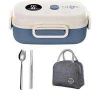 Bento Box con Display Intelligente della Temperatura Luh Box con Luh Container Bento Box Termico Adulto, B