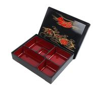 Bento Box giapponese a 5 scomparti, vassoio per sushi per ristorante, salsa